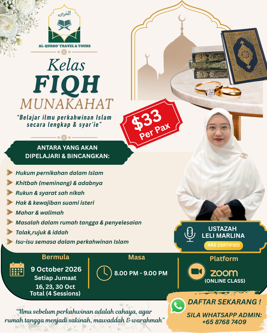 Class Fiqh Munakahat