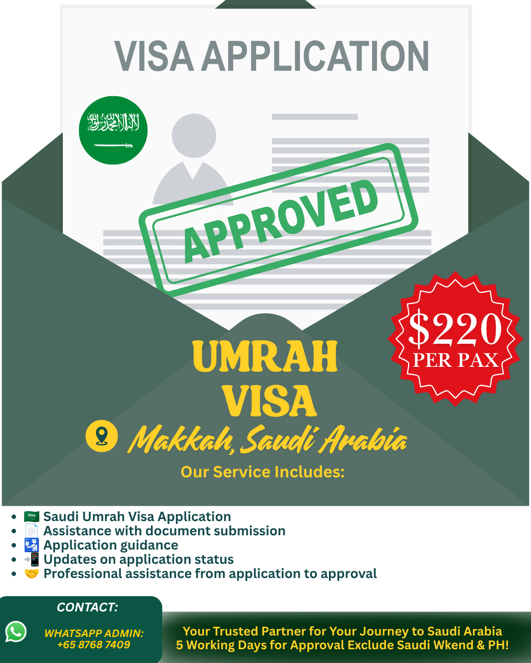 🕋 SAUDI UMRAH VISA